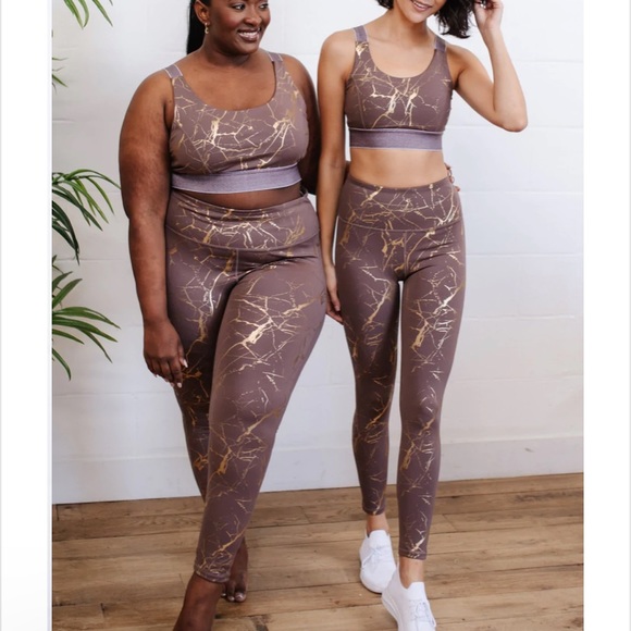Mono B Cocoa Kisses Sports Leggings - Picture 1 of 15